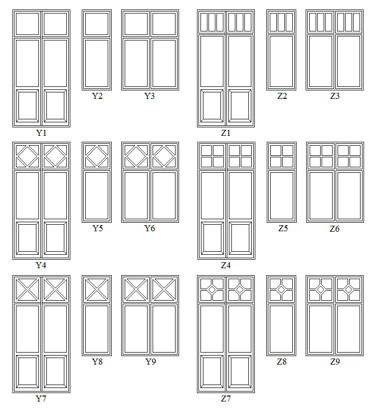 Fönster och altandörrar i olika utföranden